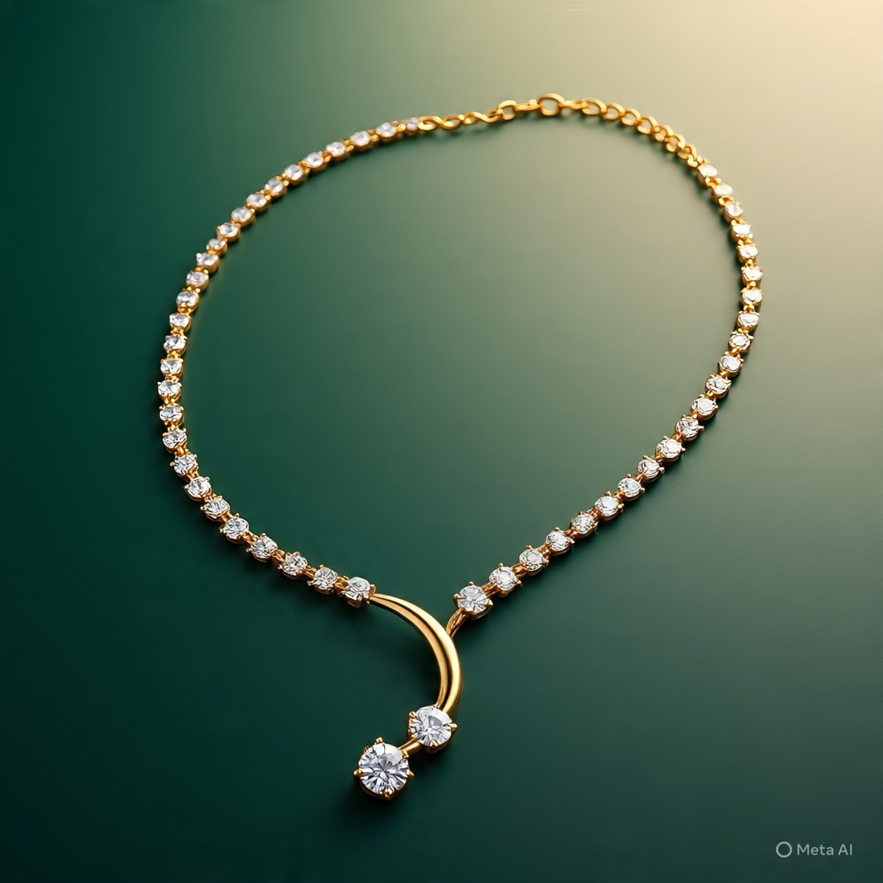 WhatsApp Image 2026-04-02 at 10.41.42 AM Gold Necklace with Diamond Pendant - Image 1